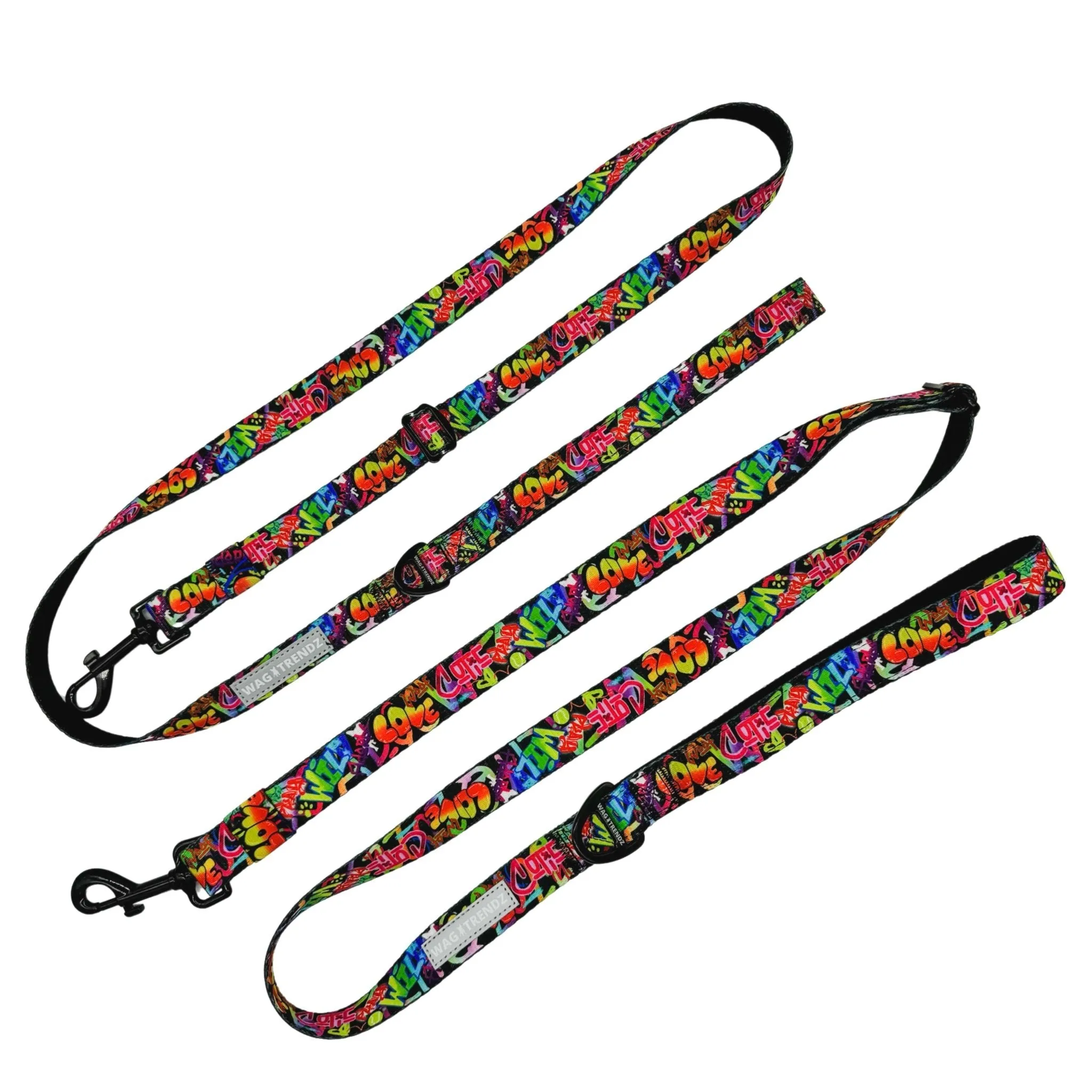 Adjustable Dog Leash | Street Graffiti