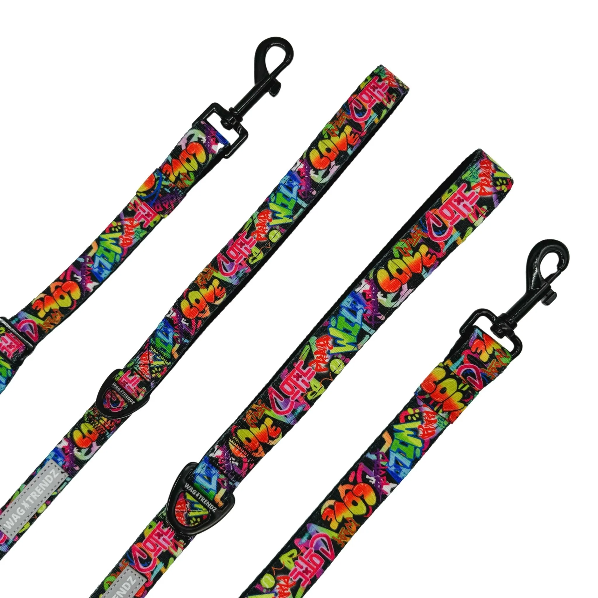 Adjustable Dog Leash | Street Graffiti