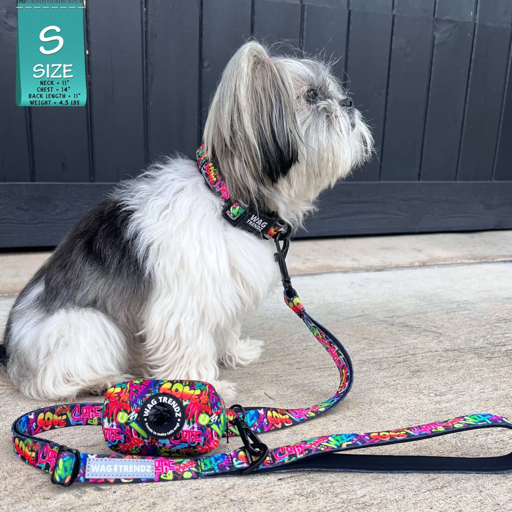 Adjustable Dog Leash | Street Graffiti