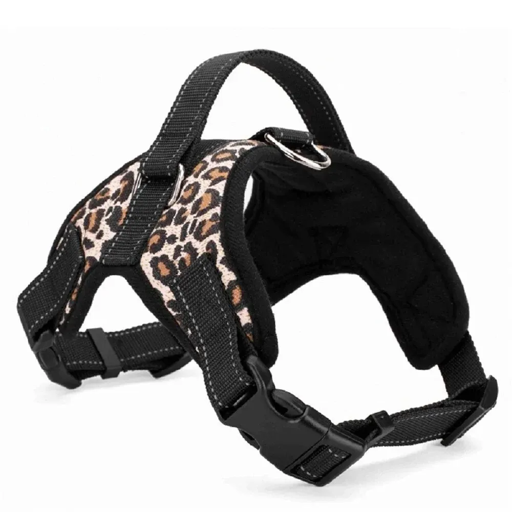 Adjustable dog pet harness collar.