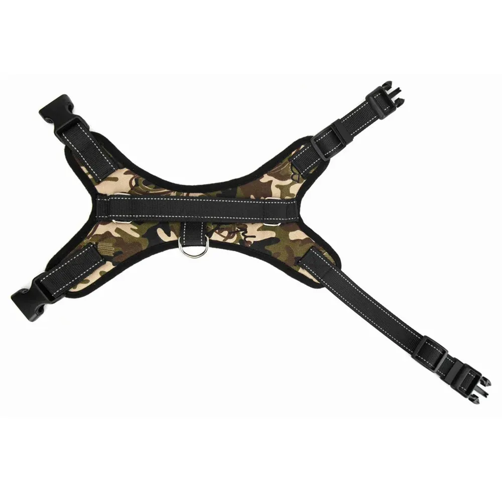 Adjustable dog pet harness collar.