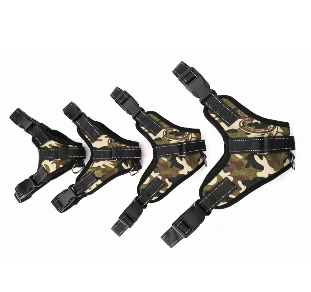 Adjustable dog pet harness collar.