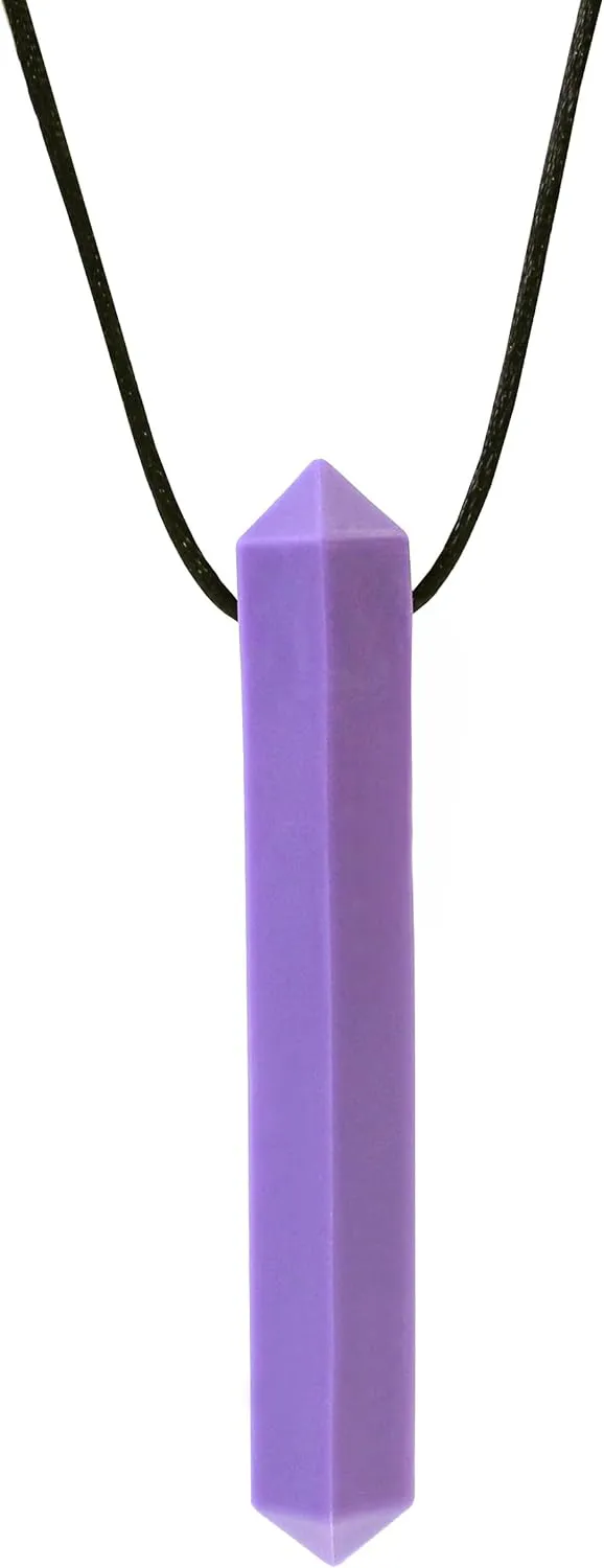 ARK's Krypto-Bite XXT Chewable Gem Necklace Chew Jewelry (Extra Extra Tough, Lavender)