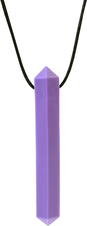 ARK's Krypto-Bite XXT Chewable Gem Necklace Chew Jewelry (Extra Extra Tough, Lavender)