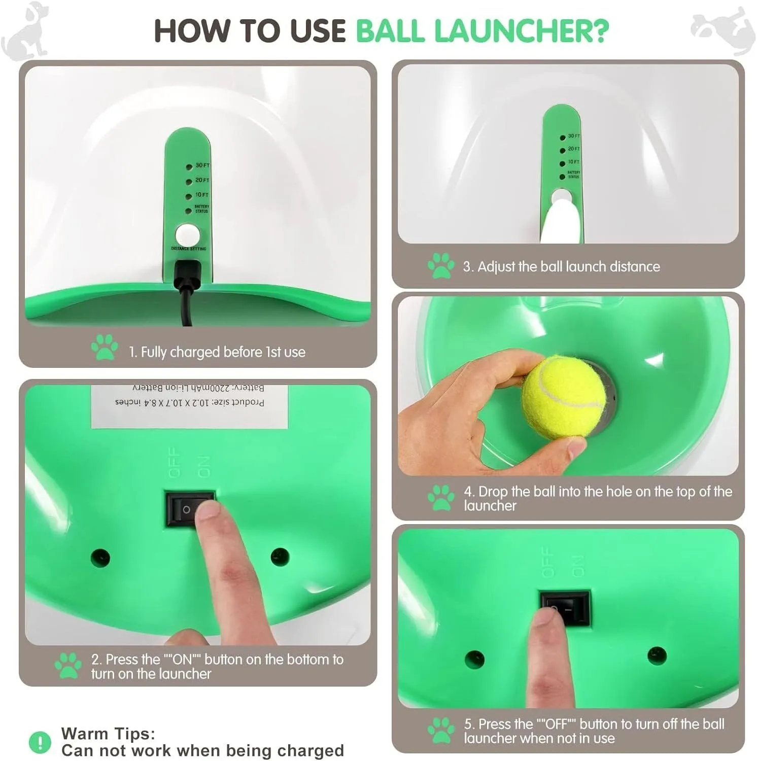 Automatic Ball Launcher Dog Throwing Machines