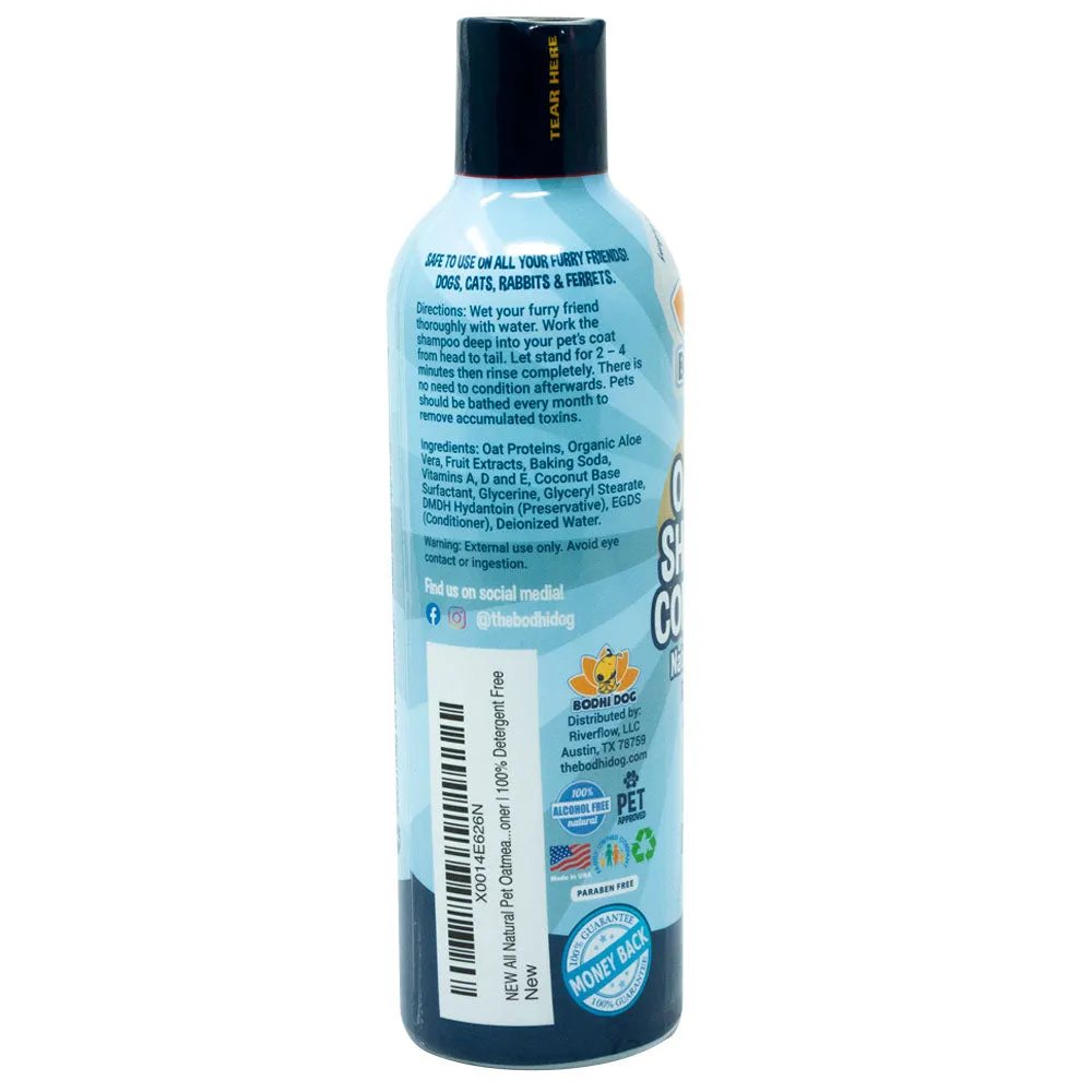Bodhi Dog Oatmeal Shampoo & Conditioner | Naturally Deodorize Dogs, Cats & Pets with Organic Ingredients | Soothes and Moisturizes Dry, Itchy Skin | Vet Approved | Made in USA (Oatmeal)