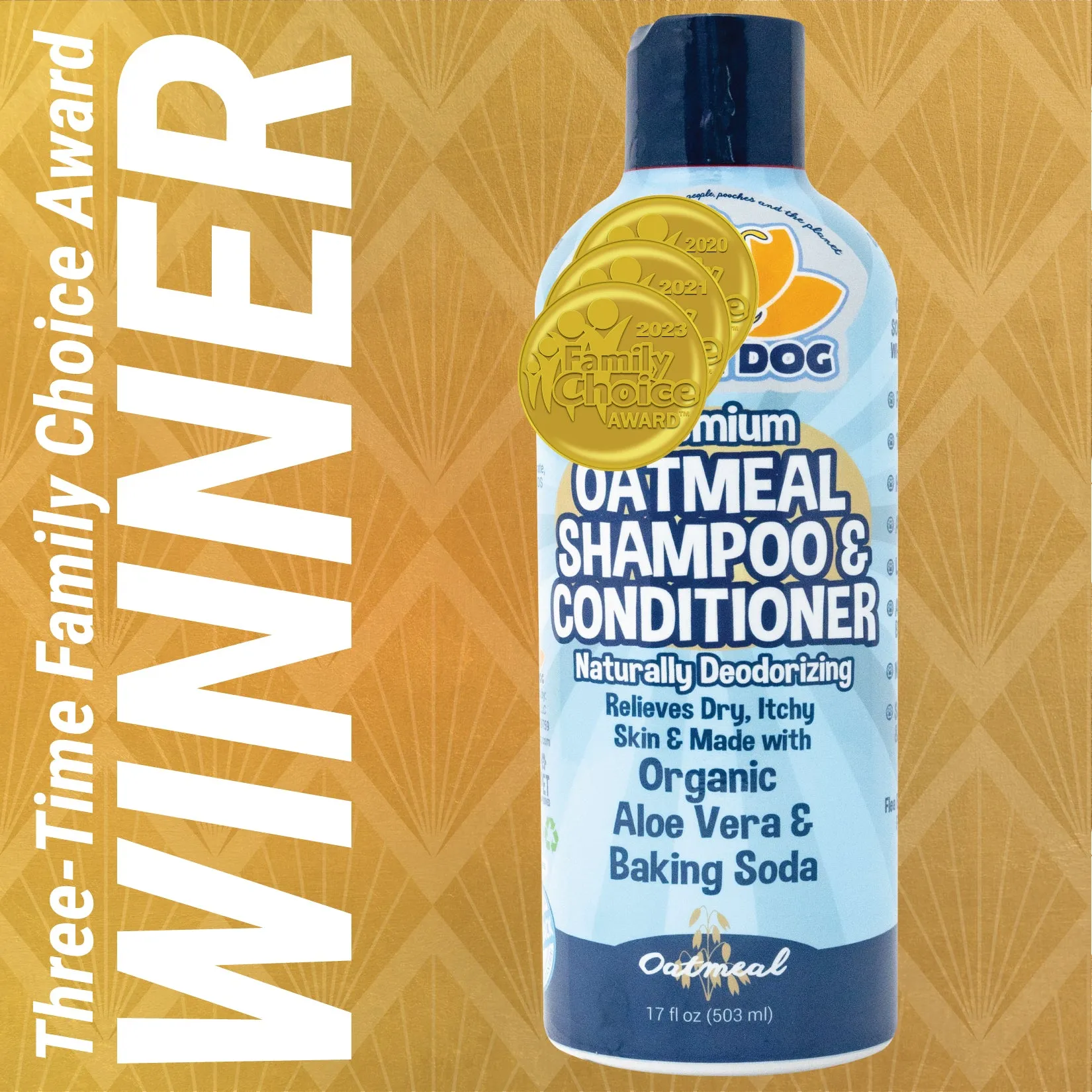 Bodhi Dog Oatmeal Shampoo & Conditioner | Naturally Deodorize Dogs, Cats & Pets with Organic Ingredients | Soothes and Moisturizes Dry, Itchy Skin | Vet Approved | Made in USA (Oatmeal)