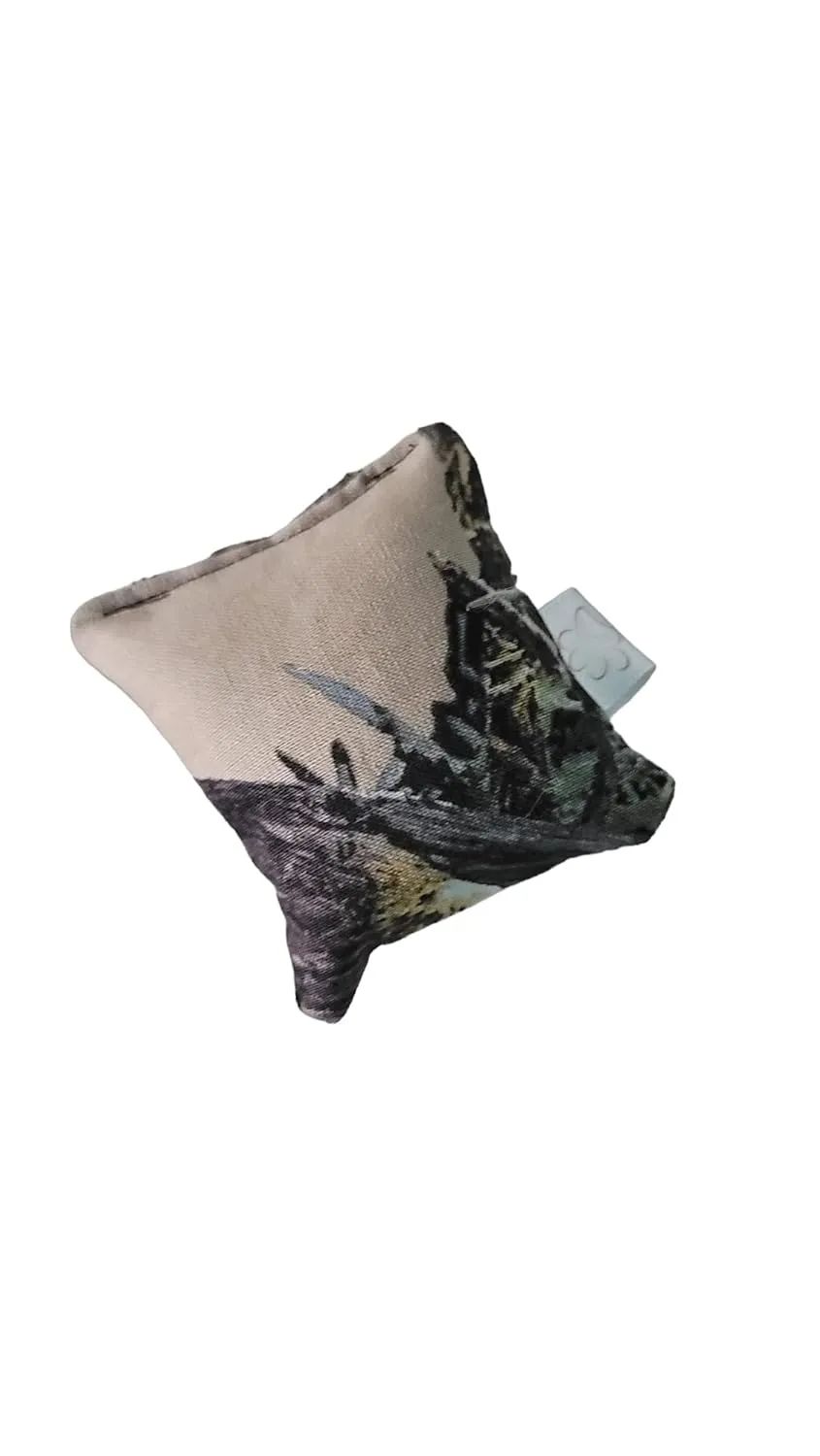 Camouflage Catnip Pillow Toy Kicker. Made with Organic Catnip (Heart)