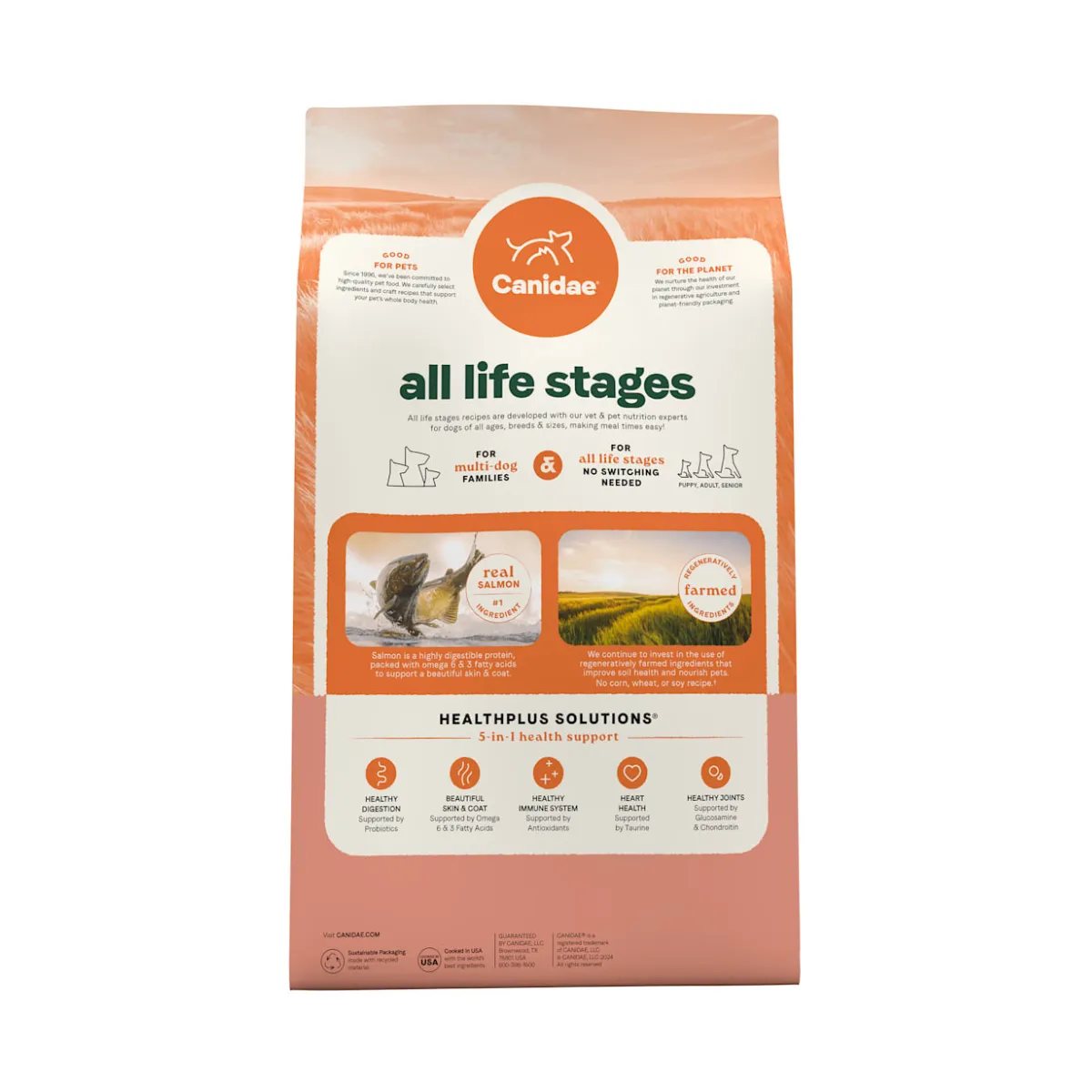 Canidae All Life Stages Real Salmon & Ancient Grains Recipe Dry Dog Food, 27 lbs.