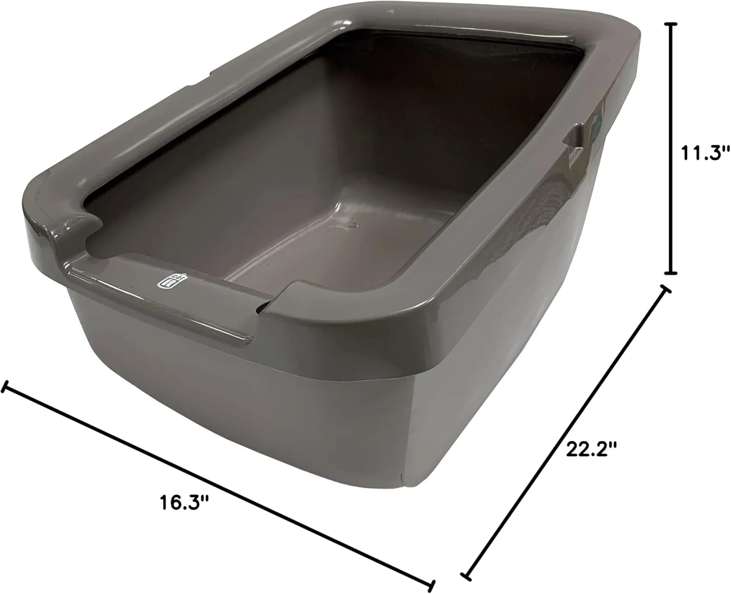 Catit Cat Litter Large Pan, Gray, 58702