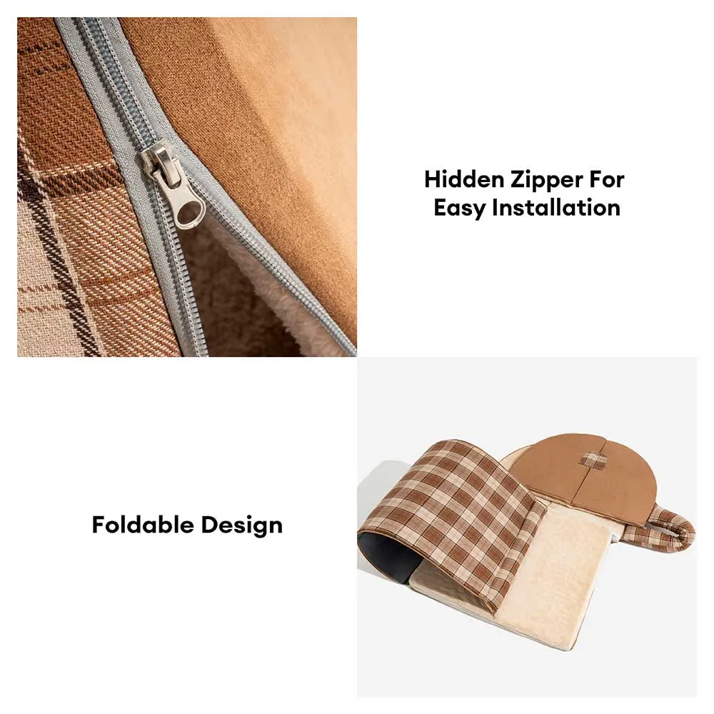 Classical Plaid House Orthopedic Dog Bed - Retreat Cabin