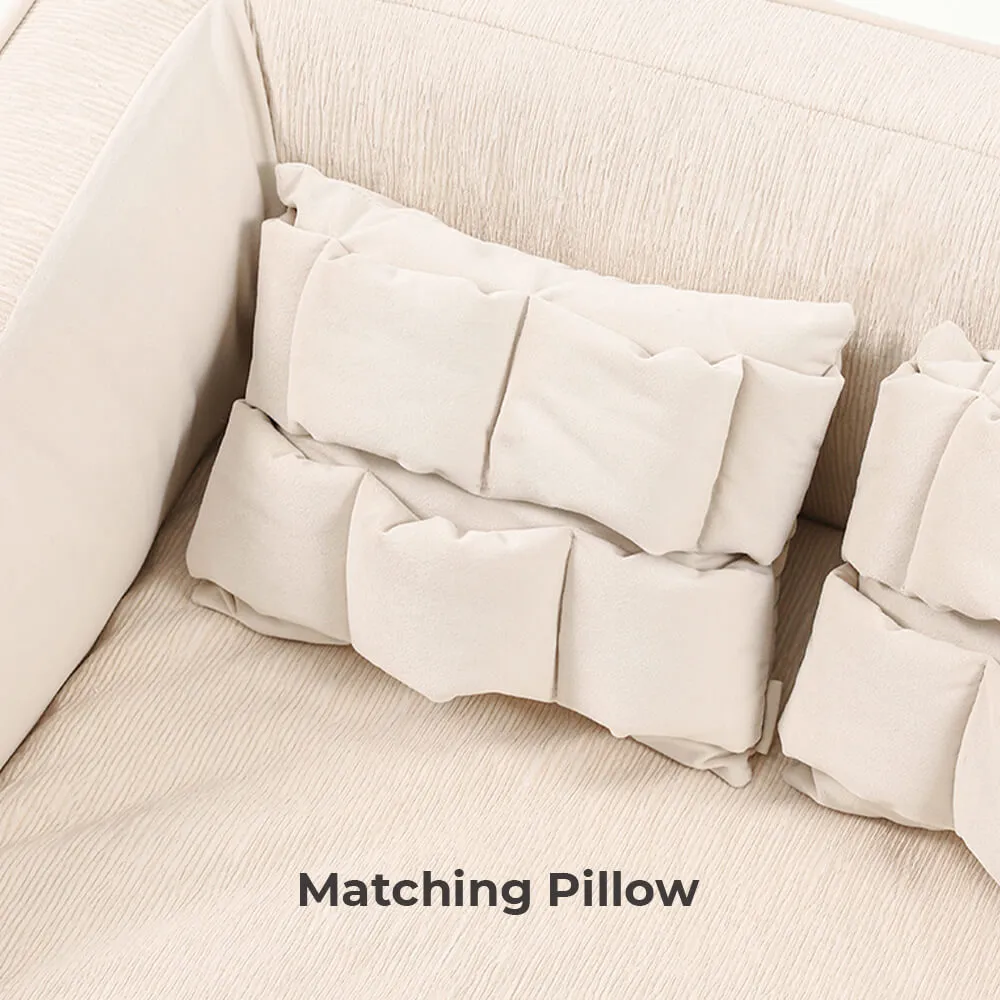 Comfort Orthopedic Support Dog Sofa Bed with Pillows