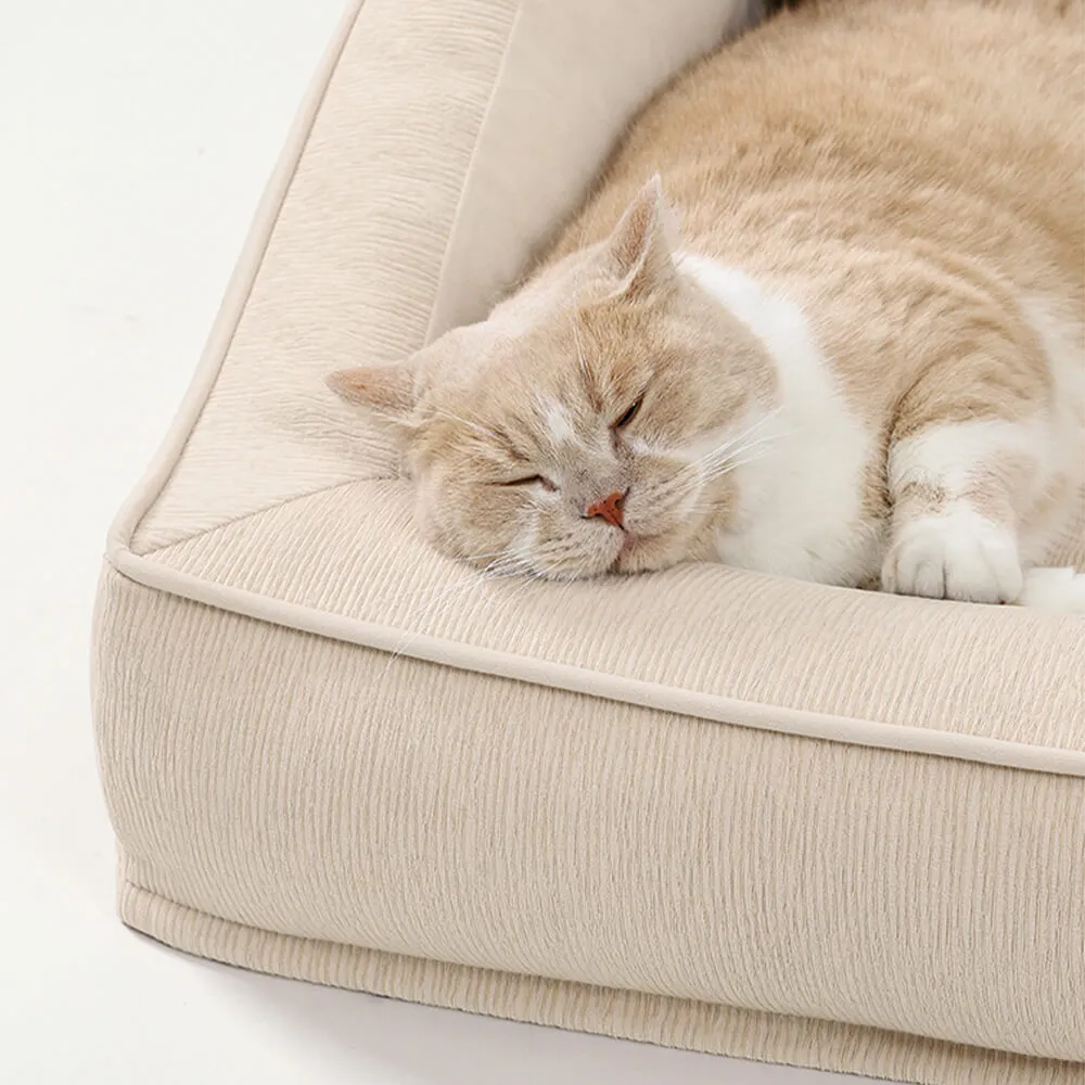 Comfort Orthopedic Support Dog Sofa Bed with Pillows