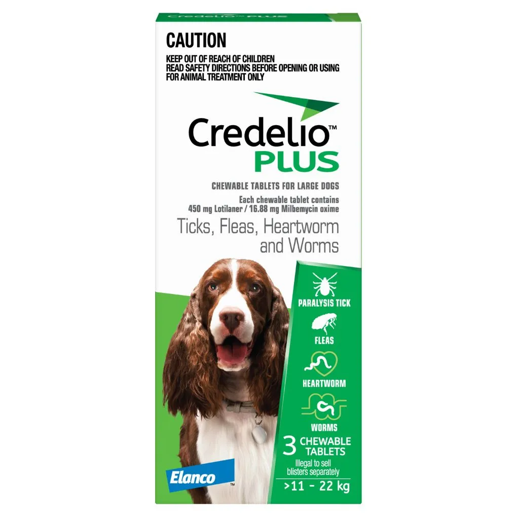 Credelio Plus Large 11-22kg Green