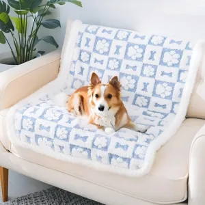 Dog Blanket for Small Medium Large Dogs Fleece Cat Blankets for Indoor Cats Washable Fluffy Pet Bed Blanket Furniture Sofa Couch Cover Protector