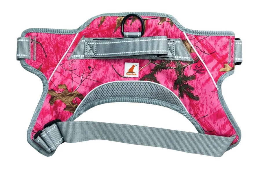 Doggy Tales Patented Realtree Hart Harness, Paradise Pink