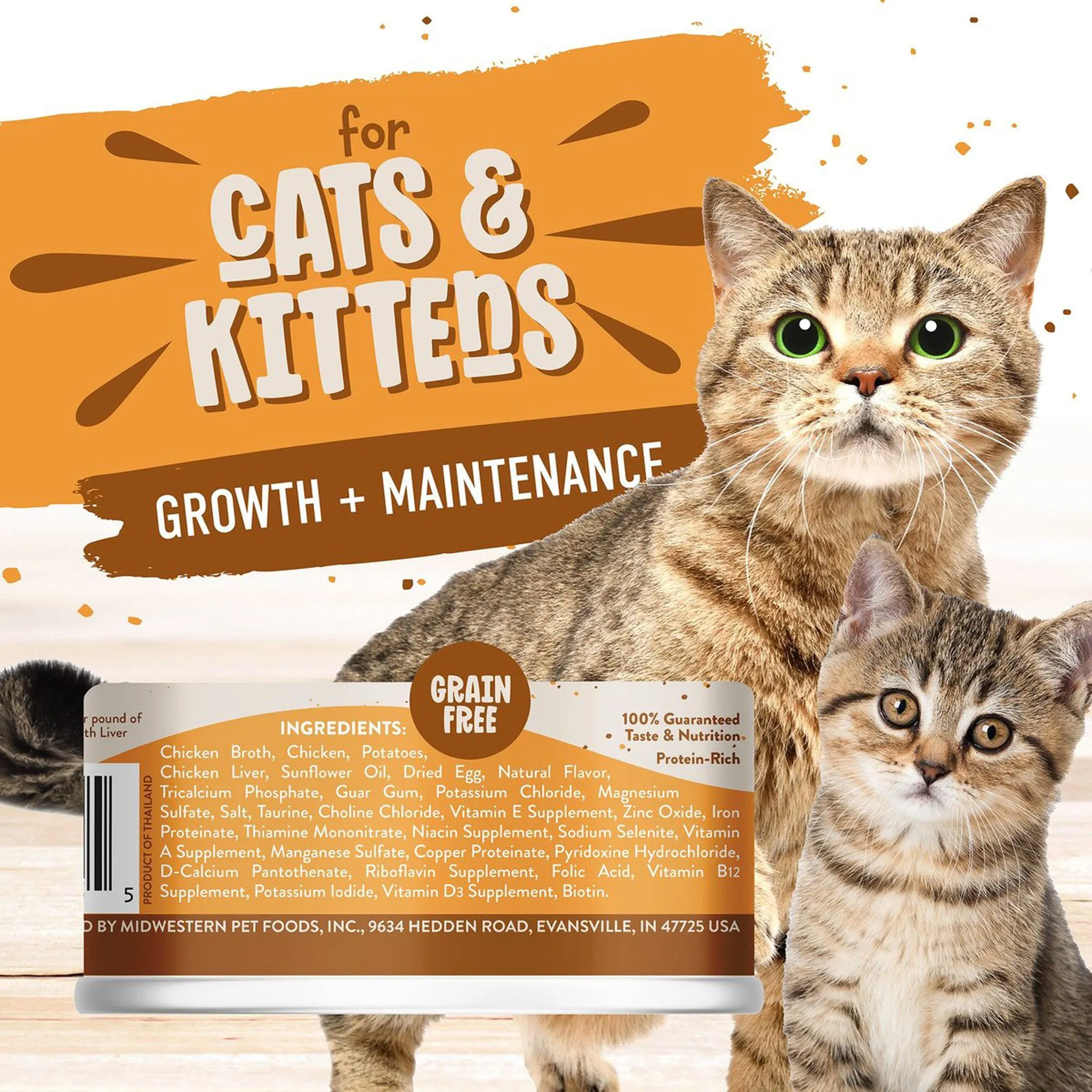 Earthborn Holistic Grain-Free Wet Canned Cat Food