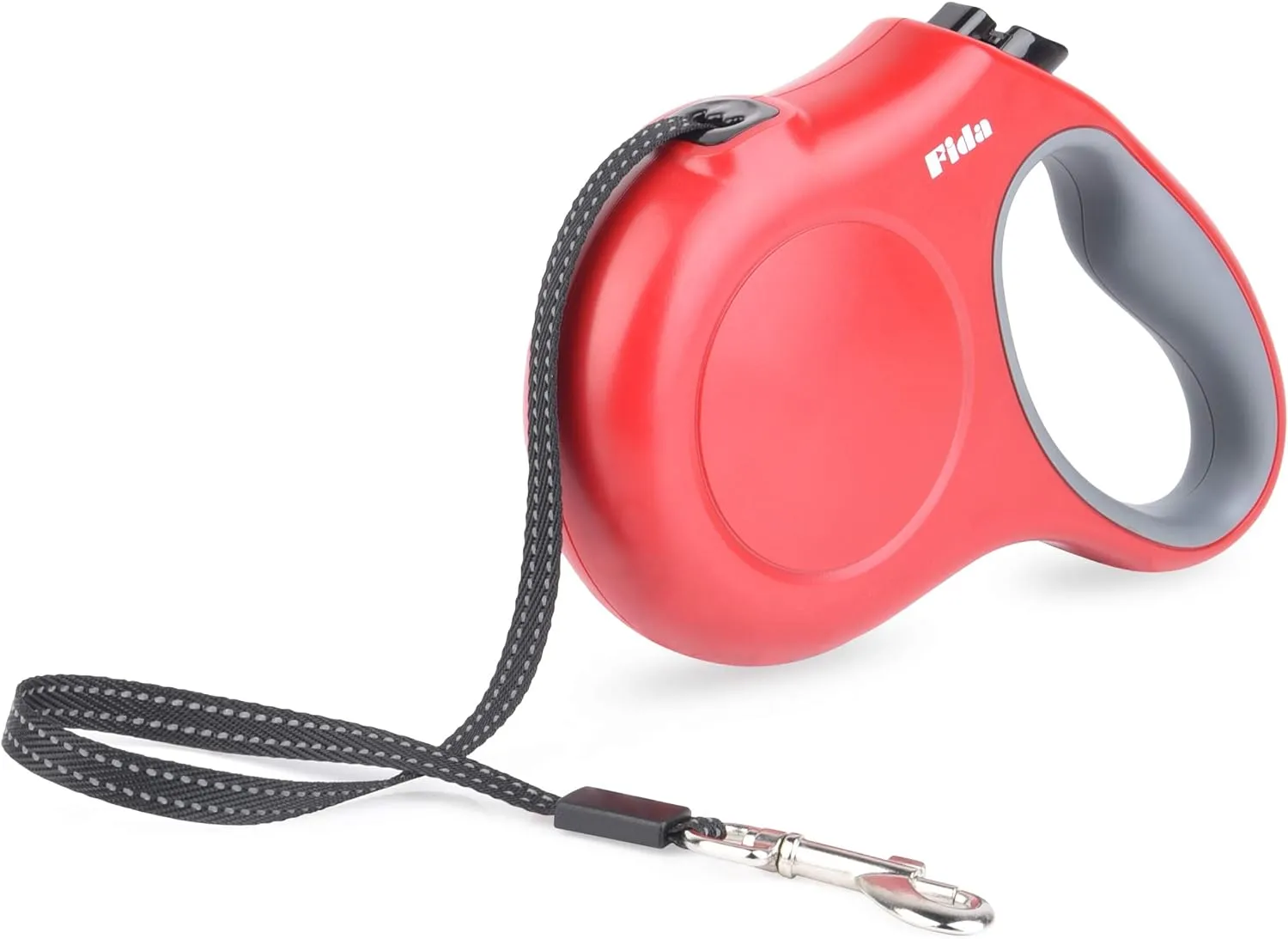 Fida Retractable Dog Leash, 16 ft Dog Walking Leash for Small Dogs up to 26lbs, Tangle Free, Red