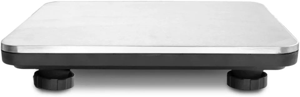 Flexzion Industrial Digital Shipping Postal Scales, Max Weight 200KG 440lb w/LCD Backlight Display & AC Adapter, Heavy Duty Stainless Steel Platform for Medium to Small Packages Parcel Small Pet