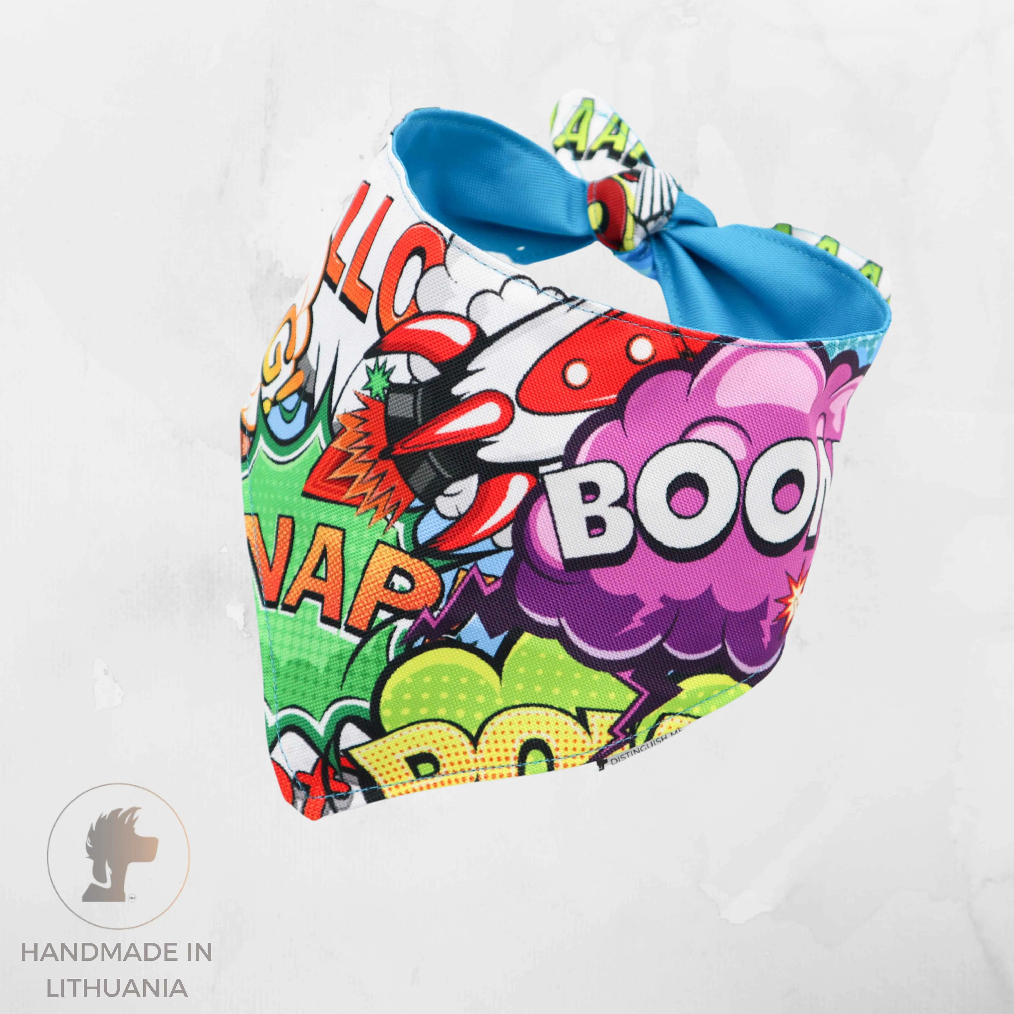 Handmade Dog Bandana | Tied-Up | BOOM