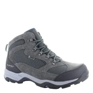Hi-Tec Mens Wide Fit (4E) Water Proof Walking/Hiking Boots (Storm) in Charcoal/Grey/Majolica Blue