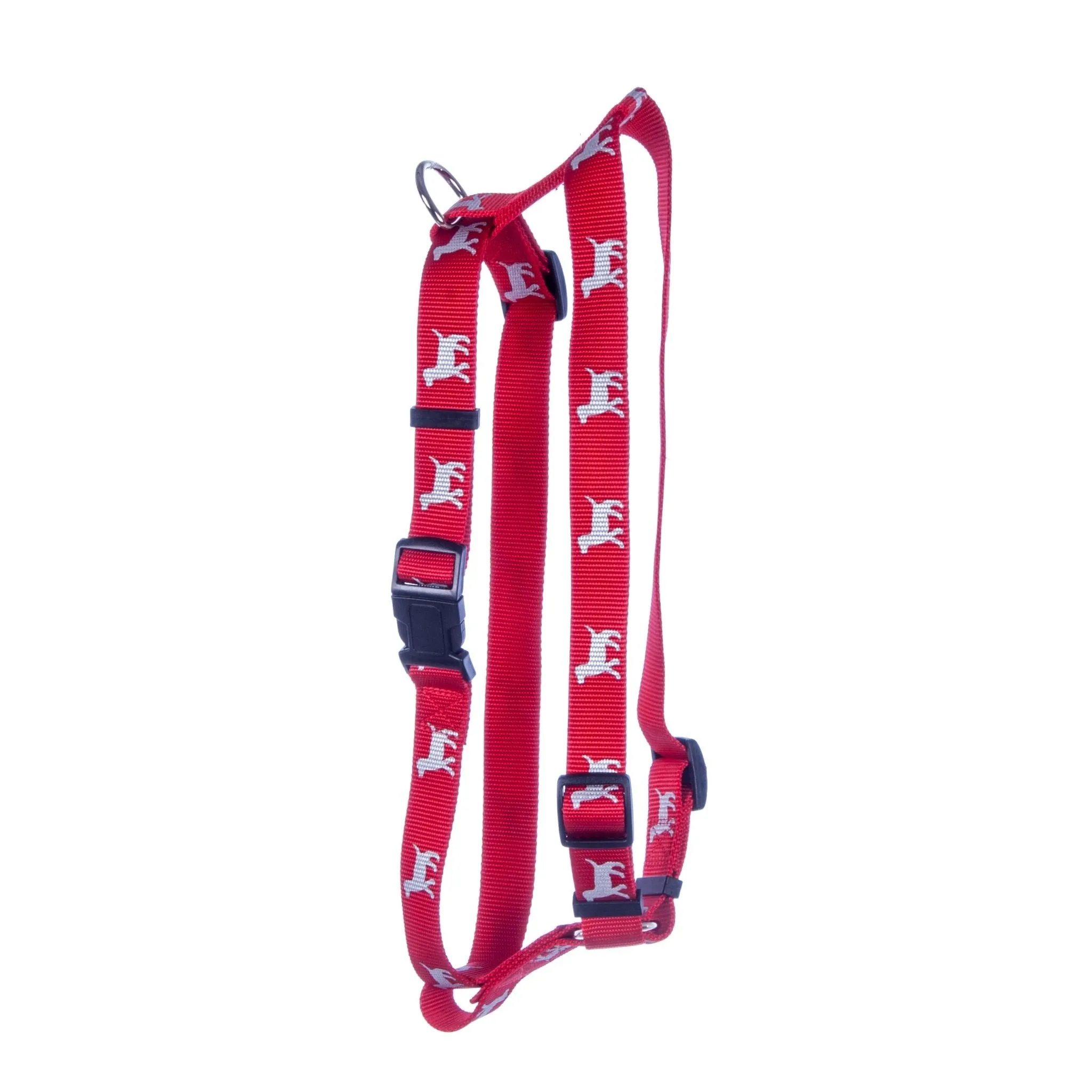 Jeffers Reflective Hound Series Nylon Dog Harness, 1" W x 28"-36"