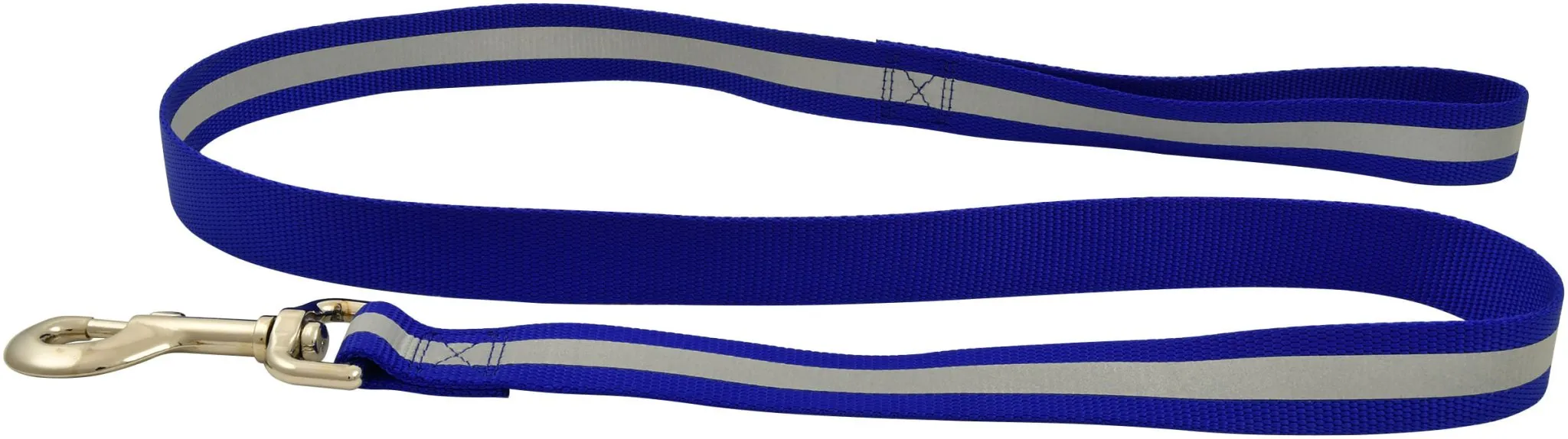 Jeffers Reflective Safety Stripe Nylon Dog Leash, 1" W x 4' L