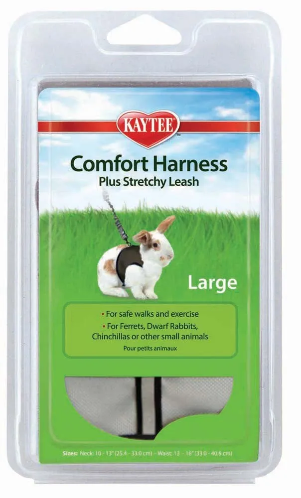 Kaytee Comfort Harness with Stretchy Leash Large
