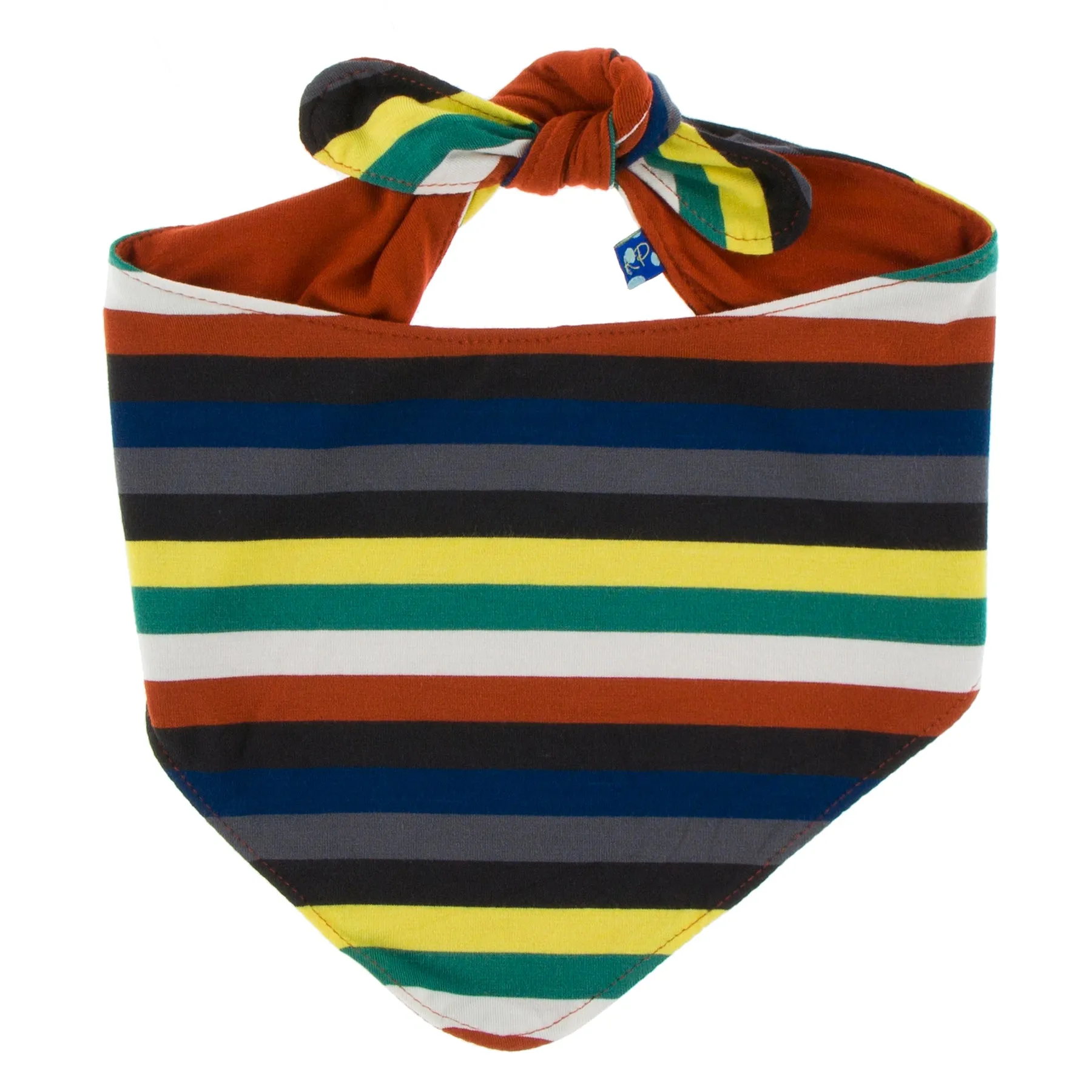 Kickee Pants Print Dog Bandana - Dark London Stripe