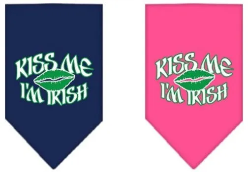 Kiss me I'm Irish Screen Print Bandana