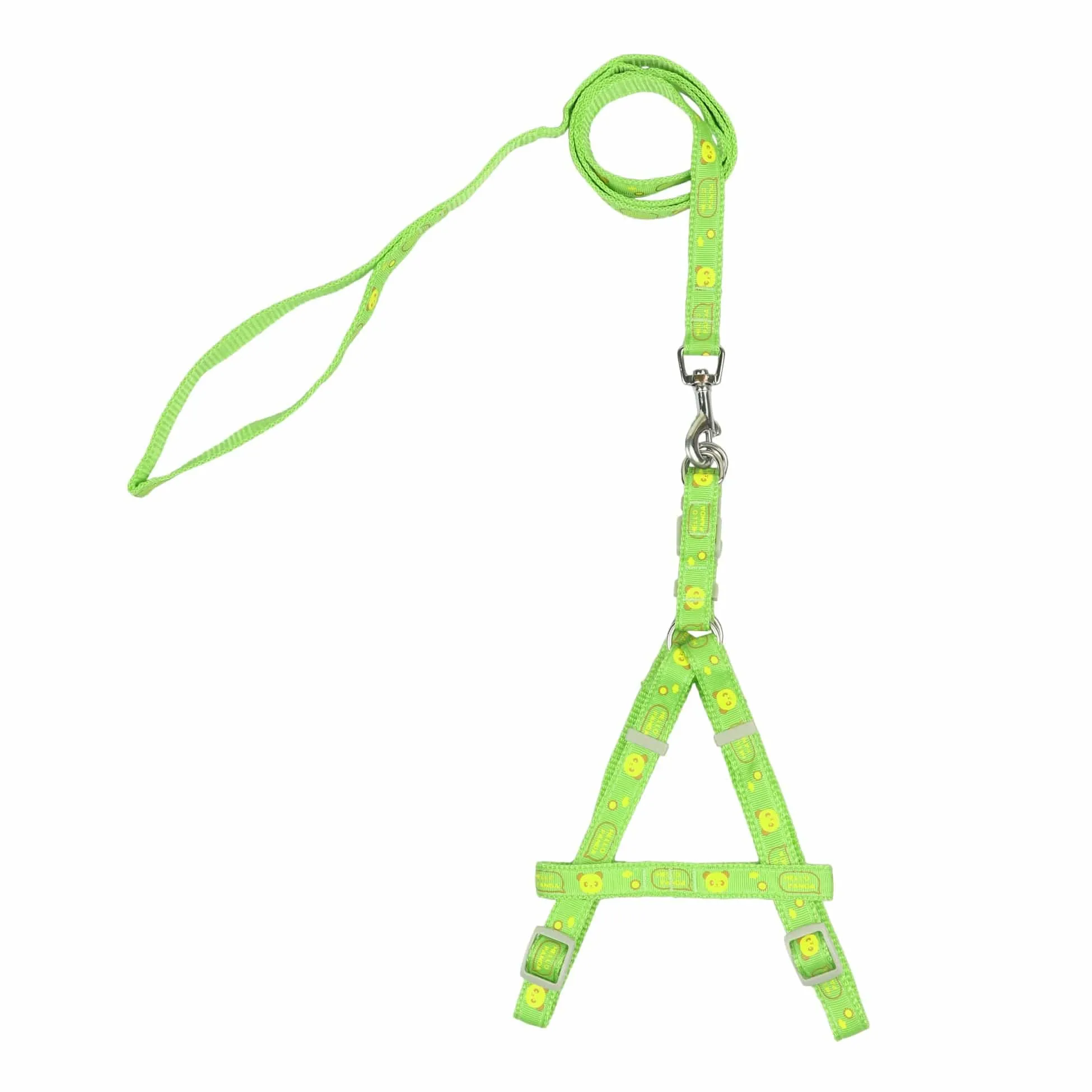 KUTKUT Adjustable Dog Harness Soft Cute Step-in | No-Pull & No-Choke | Small/Medium Dog Girl Boy Harness and Leash Set (Size: M, Adjustable Chest:41-61 cm)