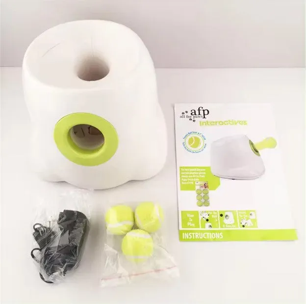 Light Pet Toys Dog Net Ball Launcher Automatic Bouncing Ball Machine Ball Thrower