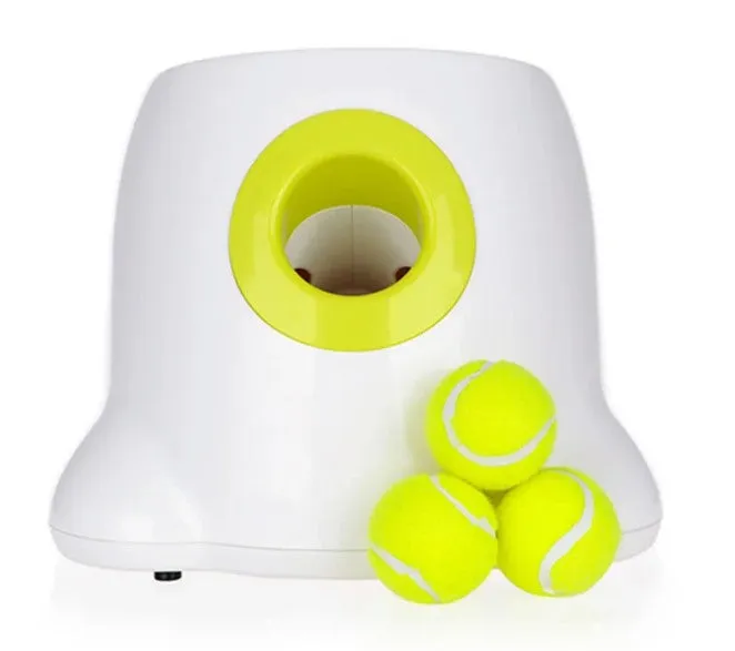 Light Pet Toys Dog Net Ball Launcher Automatic Bouncing Ball Machine Ball Thrower