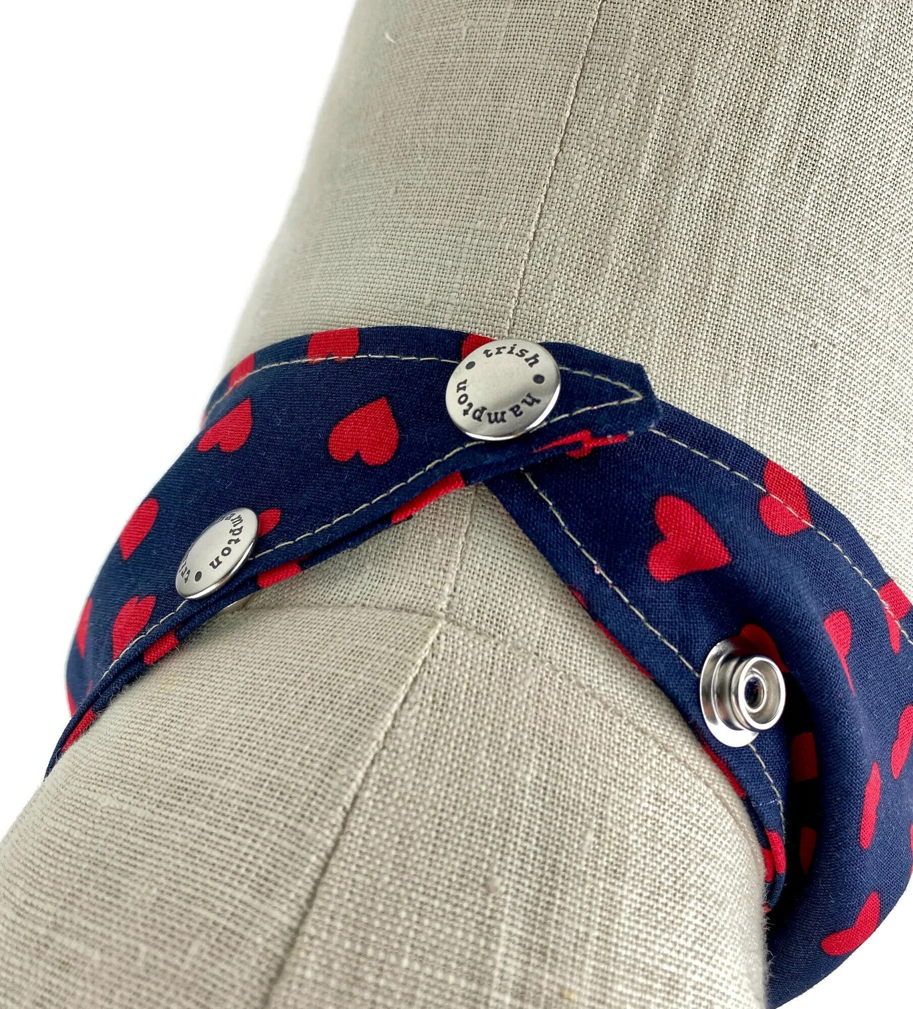Midnight Hearts Dog Bandana - 757
