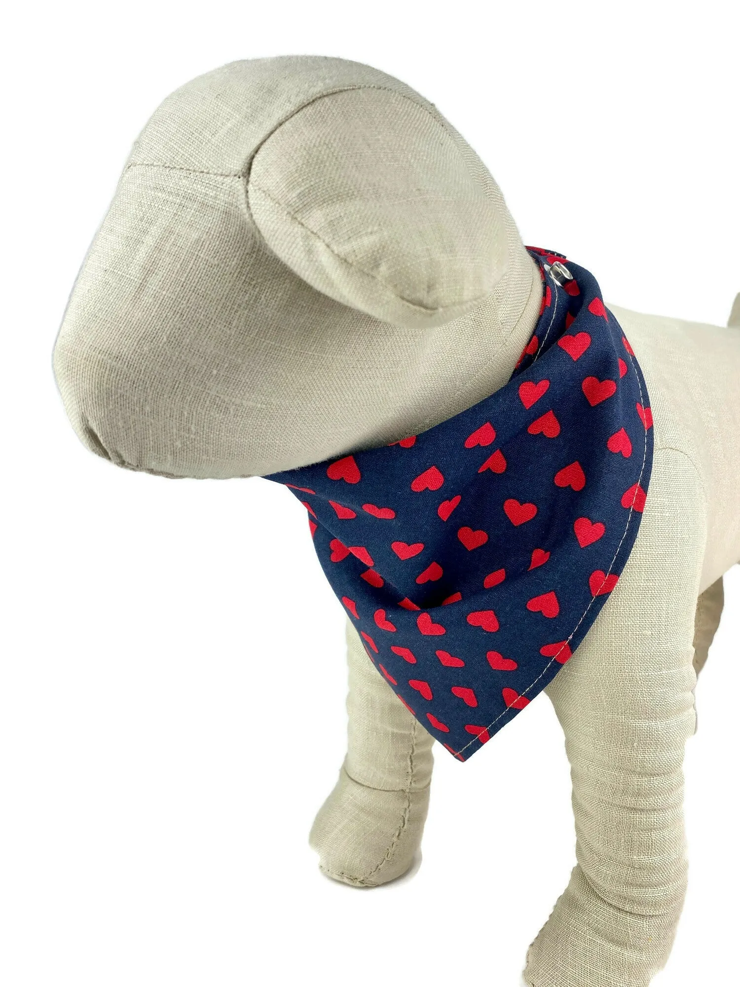 Midnight Hearts Dog Bandana - 757