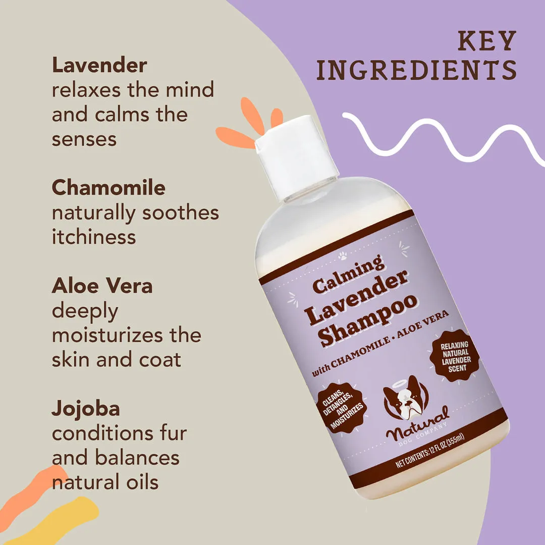 Natural Dog Company Liquid Lavender Shampoo -Wholesale