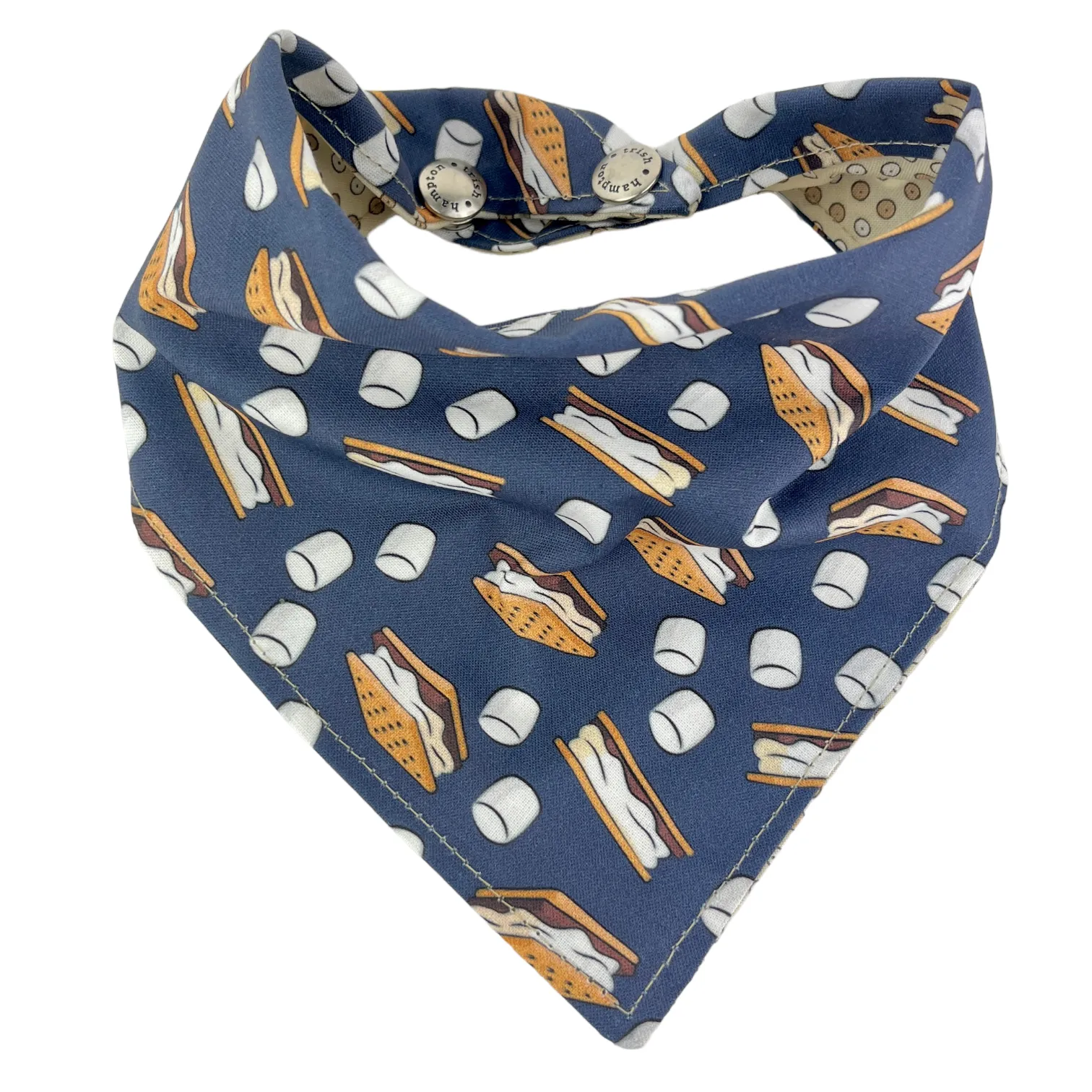 Navy Blue S'mores Dog Bandana - 1060