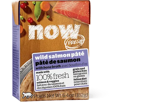 NOW FRESH Grain Free Wild Salmon Pâté for cats