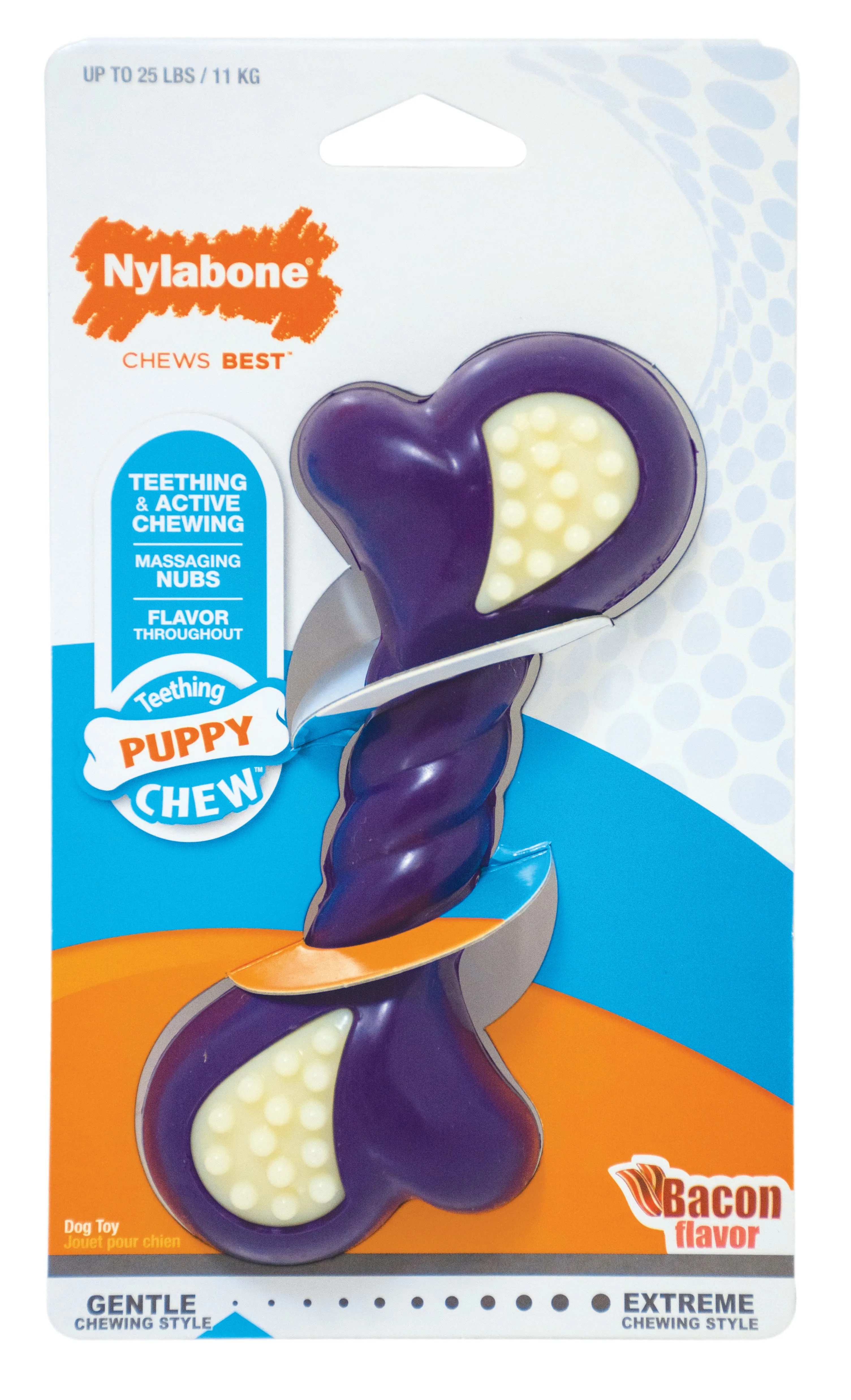 Nylabone - Puppy Double Action Bone (Up to 11kg)