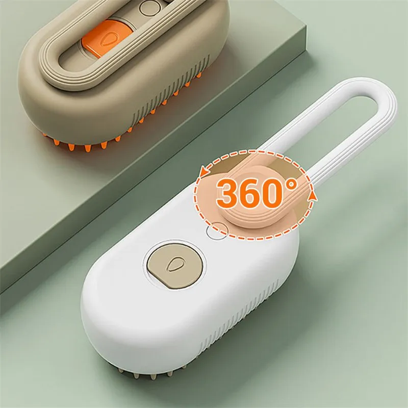 Pet Brush - 3 in 1 Grooming Pet Brush For Removing Tangled & Loose Hair