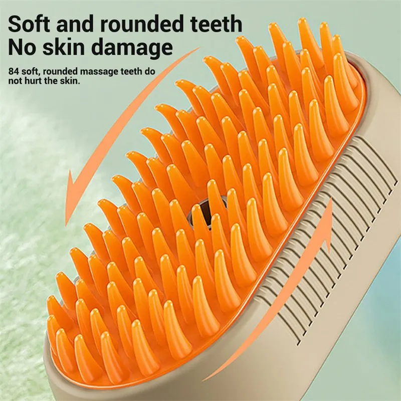 Pet Brush - 3 in 1 Grooming Pet Brush For Removing Tangled & Loose Hair