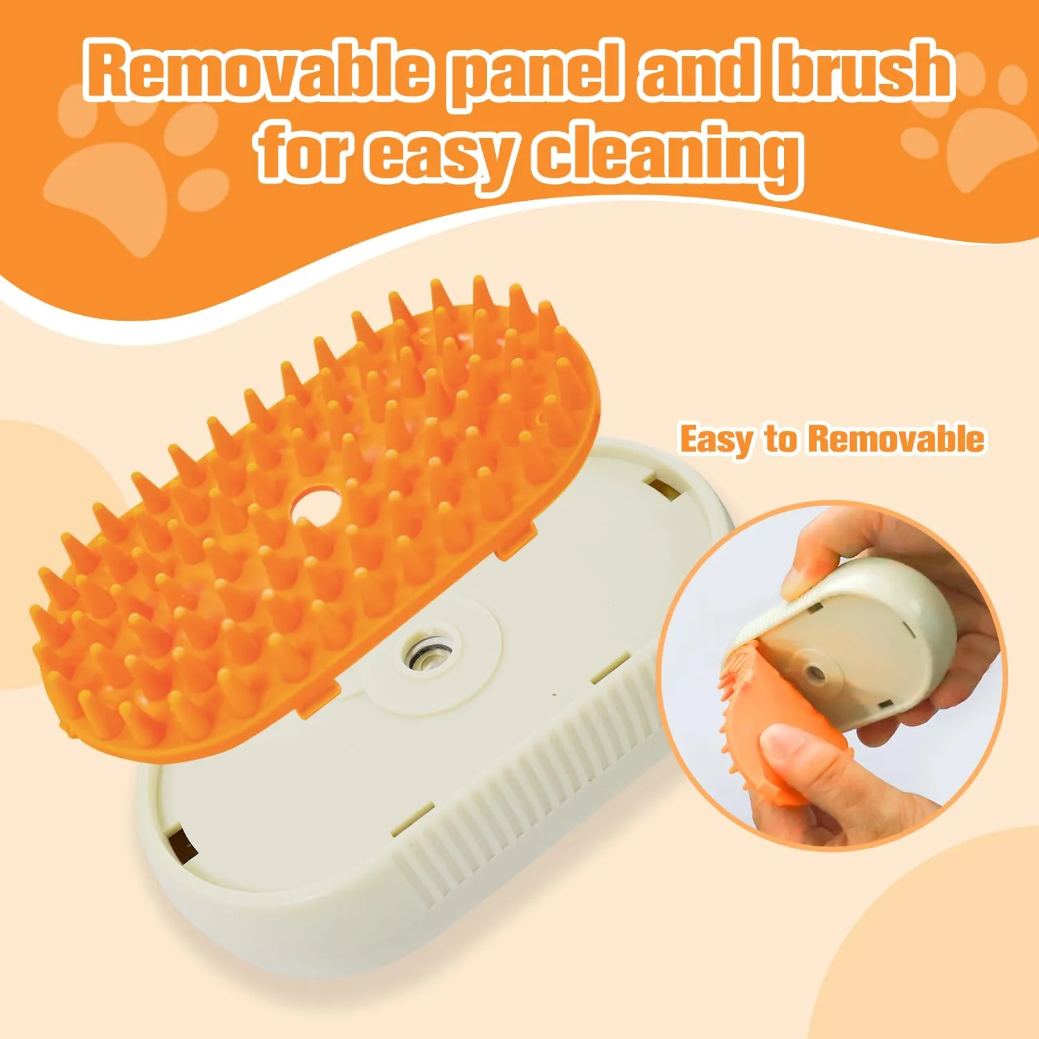Pet Electric Spray Massage Steam Brush