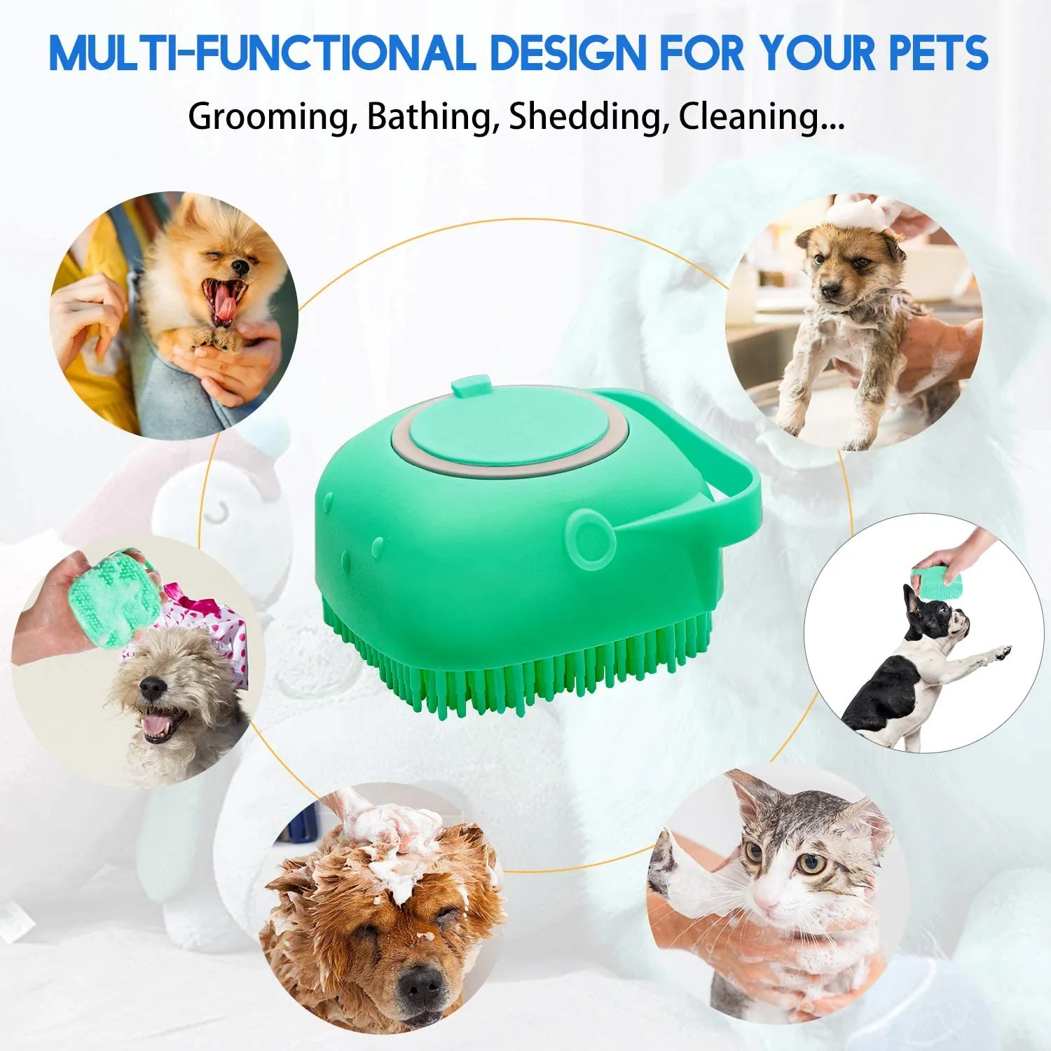 Pet Grooming Glove & Grooming Brush for your Lovable Pets - MOQ 10 Pcs