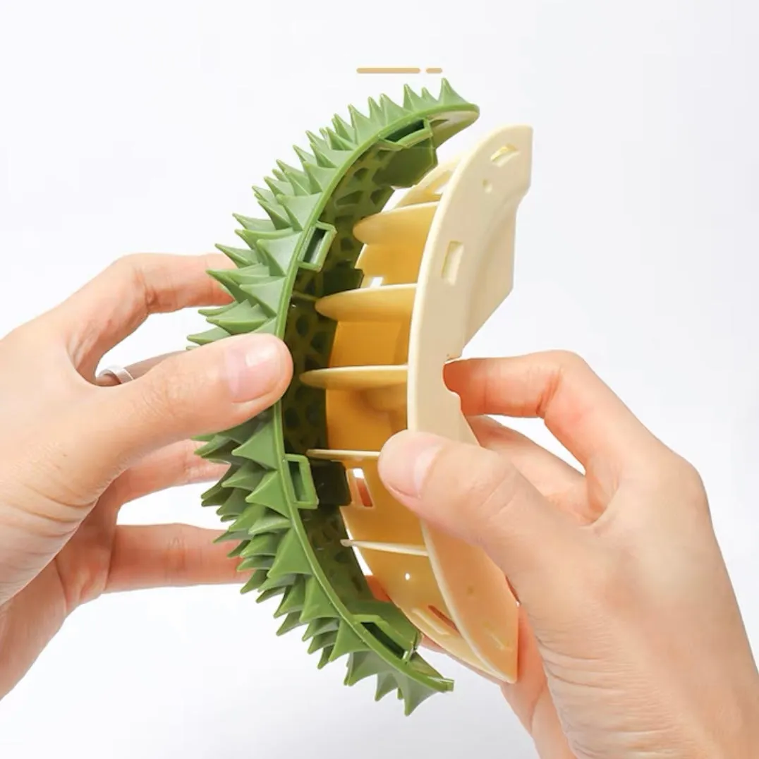 Pet Grooming Hair Brush Toy- Durian Tickling Comb