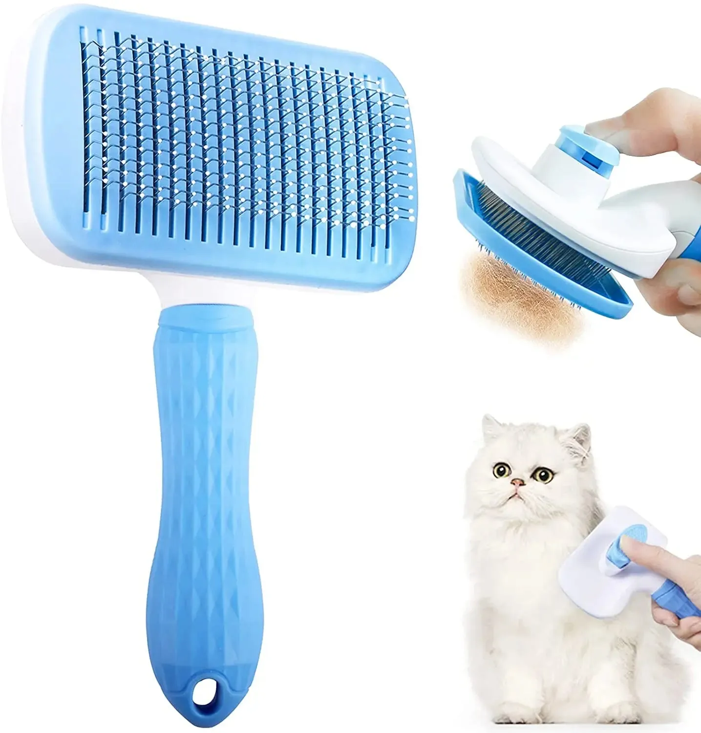 Pet Grooming Hair Remover Brush