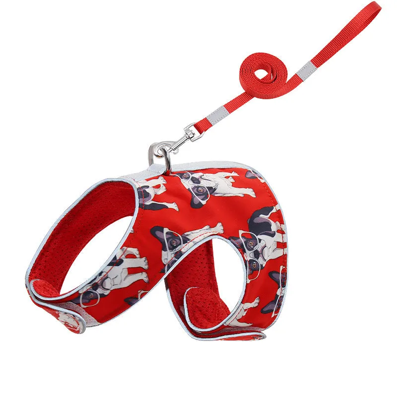 Pet Harness Anti-break Comfort Vest Chest Sling Reflective Chest Back