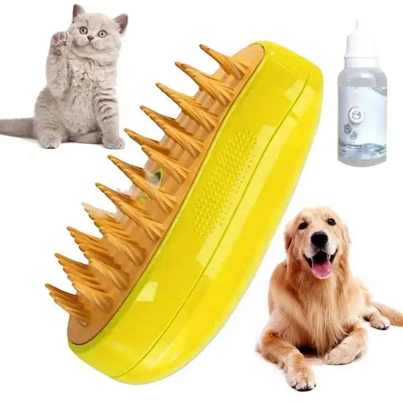 Pet Spray Massage Comb Electric Cat Steam Brush