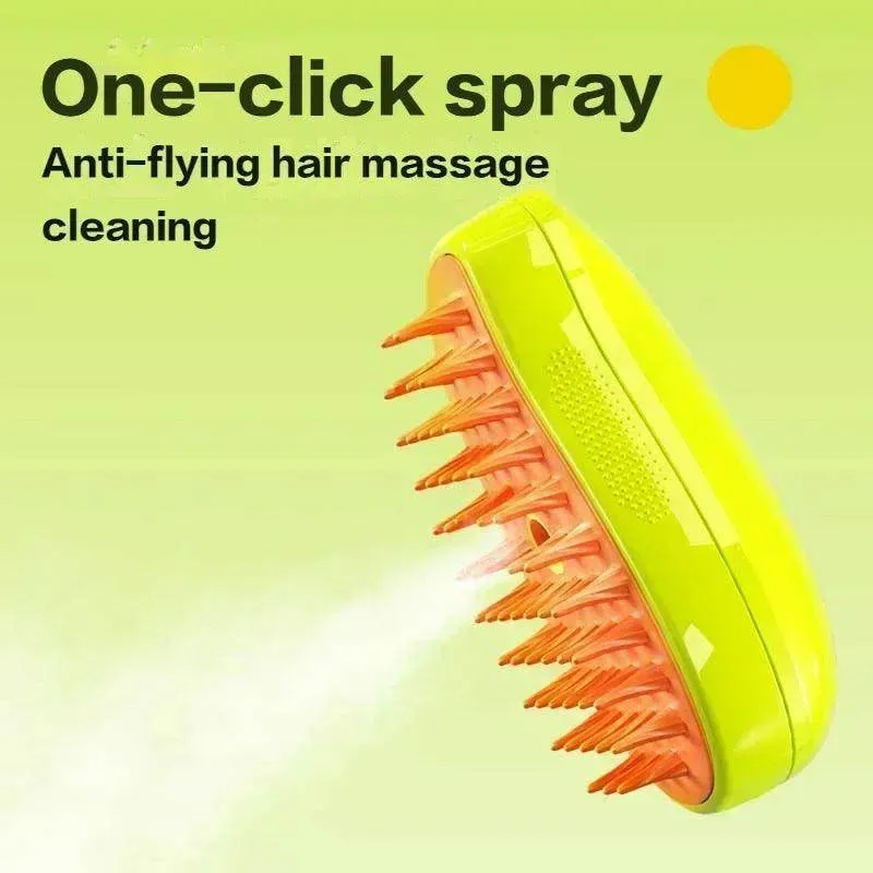 Pet Spray Massage Comb Electric Cat Steam Brush