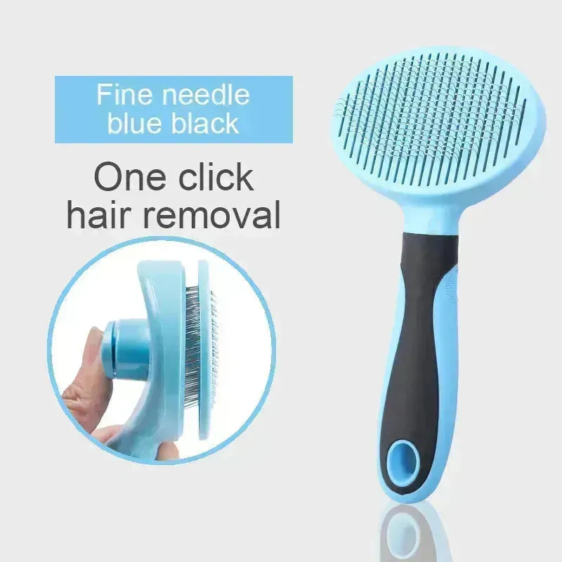 Pets Grooming Slicker Brush for Long Hair Dogs & Cats, Shedding Comb