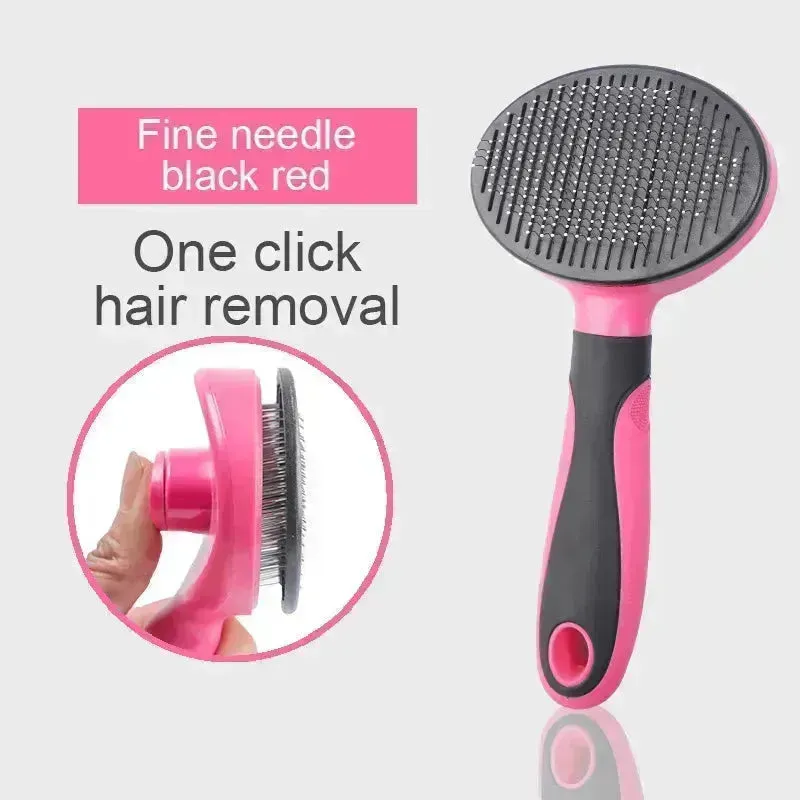 Pets Grooming Slicker Brush for Long Hair Dogs & Cats, Shedding Comb